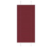 vidaXL Pleated Blind Bordeaux Red 60x100 cm - Polyester Privacy Shade for Bedrooms, Offices, Living Rooms - Easy Install