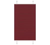 vidaXL Pleated Blind Bordeaux Red 75x150 cm Fabric Width 74.4 cm Polyester