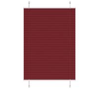 vidaXL Pleated Blind Bordeaux Red 95x150 cm Fabric Width 94.4 cm Polyester