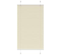 vidaxl pleated blind cream polyester 70x100 cm foldable window shade