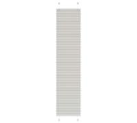 vidaXL Pleated Blind Light Grey 40x200 cm Fabric Width 39.4 cm Polyester