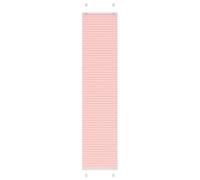 vidaxl pleated blind - modern pink polyester 40x200 cm - window/privacy blinds - easy installation - living room/bedroom/office decor