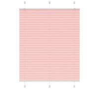 vidaXL Pleated Blind Pink 105x150 cm Fabric Width 104.4 cm Polyester