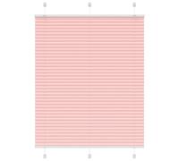 vidaXL Pleated Blind Pink 110x150 cm Fabric Width 109.4 cm Polyester