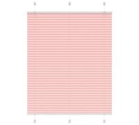 vidaXL Pleated Blind Pink 110x150 cm Fabric Width 109.4 cm Polyester