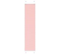 vidaXL Pleated Blind Pink 45x200 cm Fabric Width 44.4 cm Polyester
