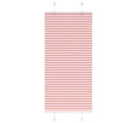 vidaXL Pleated Blind Pink 65x150 cm Fabric Width 64.4 cm Polyester