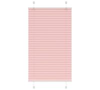 vidaXL Pleated Blind Pink 70x150 cm Fabric Width 69.4 cm Polyester