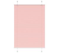 vidaXL Pleated Blind Pink 85x100 cm Fabric Width 84.4 cm Polyester