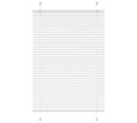 vidaXL Pleated Blind White 100x150 cm Fabric Width 99.4 cm Polyester