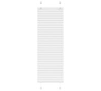 vidaXL Pleated Blind White 45x100 cm Fabric Width 44.4 cm Polyester, pleated window shade, pleated shade, concertina blind, plisse blind
