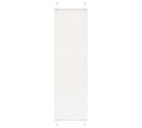 vidaXL Pleated Blind White 55x200 cm Fabric Width 54.4 cm Polyester