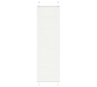 vidaXL Pleated Blind White 65x200 cm Fabric Width 64.4 cm Polyester, pleated window shade, pleated shade, concertina blind, plisse blind