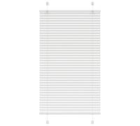 vidaXL Pleated Blind White 80x100 cm Fabric Width 79.4 cm Polyester