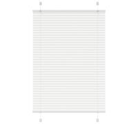 vidaXL Pleated Blind White 90x150 cm Fabric Width 89.4 cm Polyester