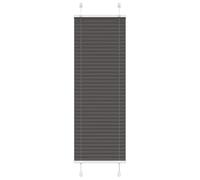 vidaXL Pleated Blinds - Black 40x150 cm Polyester Window Shades with Easy Install - Modern Room Privacy & Sun Protection