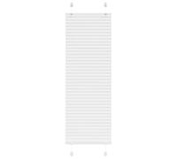 vidaXL Pleated Blinds - White 50x150 cm - Polyester Window Treatment for Living Room/Bedroom/Office