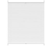 vidaXL Plisse Blind 110x100cm White Pleated Window Curtain Shade Sunscreen