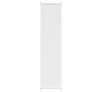 vidaXL White Plisse Blind 40x200 cm | Wave-Inspired Pleated Design | Adjustable Sun and Vision Shield | Clamping Holder Installation | Variety Easy Care and Maintenance