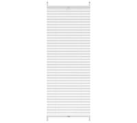 vidaXL Plisse Blind 50x150cm in Elegant White - Versatile Clamping Mount Pleated Window Shade Ideal for Multiple Room Settings