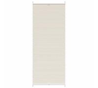 vidaXL Plisse Blind 70x200cm Cream Pleated Window Curtain Shade Sunscreen