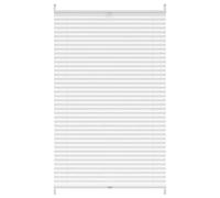 vidaXL Plisse Blind 90x125cm White Pleated Blind