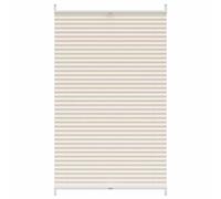 vidaXL Plisse Blind 90x150cm Cream Daynight Window Curtain Sunscreen Drape