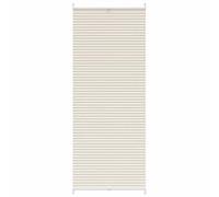 vidaXL Plisse Blind 90x200cm Cream Pleated Window Curtain Shade Sunscreen
