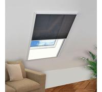 vidaXL Plisse Insect Screen for Windows Aluminium 80x100cm Curtain Mesh Net