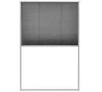 vidaXL Plisse Insect Screen for Windows Aluminium 80x120 cm Curtain Mesh Net