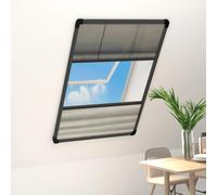 vidaXL Plisse Insect Screen for Windows Aluminium 80x160 cm with Shade