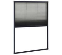 vidaXL Plisse Insect Screen for Windows Aluminium Anthracite 80x120 cm Indoor