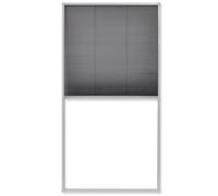 vidaXL Plisse Insect Screen Window Aluminium 80 x 160 cm Curtain Mesh Net