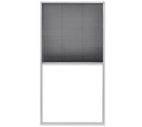 vidaXL Plisse Insect Screen Window Aluminium 80 x 160 cm Curtain Mesh Net