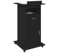 Podium with Drawer with Shelf with Wheel Engineered Wood Office Storage vidaXL