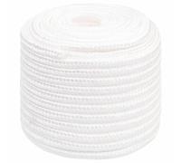 vidaXL Polypropylene Boat Rope - Full White, 16 mm Thick, 100 m Long - Durable Marine Rope for Sailing, Boating, Yachting - Weather and Chemical Resistant, Ideal for Various Uses