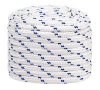 'vidaXL Polypropylene Boat Rope - Heavy-duty, Weather-resistant White Marine Rope for Boating, Sailing, and Fishing - 20mm Thick and 100m Long