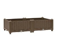 vidaXL Raised Bed Polypropylene Garden Planter Flower Box Pot Planting Bed