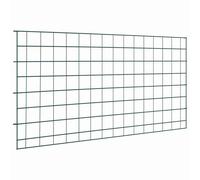 vidaXL Pond Fence Set 5 pcs Green 100 x 50 cm Steel