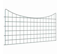 vidaXL Pond Fence Set 5 pcs Green 100 x 50 cm Steel