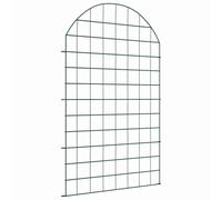 vidaXL Pond Fence Set 8 pcs Green 50 x 80 cm Steel