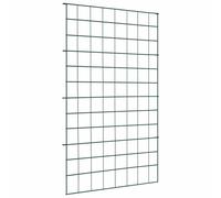 vidaXL Pond Fence Set 8 pcs Green 50 x 80 cm Steel