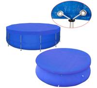 vidaXL Pool Cover PE Round 460 cm 90 g/m²