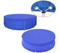 vidaXL Pool Cover PE Round 540 cm 90 g/m虏 UK HOT