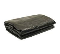 vidaXL Pool Cover Black 381 cm PE UK HOT