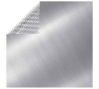 vidaXL Pool Cover Silver 450x220 cm PE UK HOT