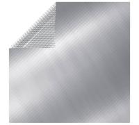 vidaXL Pool Cover Silver 732x366 cm PE