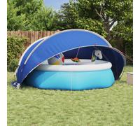 vidaXL Pool Dome Folding Manual Green 405 x 405 x 192 cm