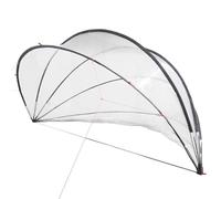 vidaXL Pool Dome Folding Manual Transparent 430 x 430 x 210 cm PVC,