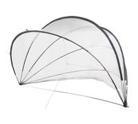 vidaXL Pool Dome Folding Manual Transparent 500 x 500 x 236 cm PVC,